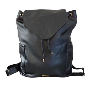 Rampage Backpack Women Mini Black Nylon Adjust Straps Lined Shoulder Bag Rampage Backpack Women Mini Black Nylon Adjust Straps Lined  main image 4